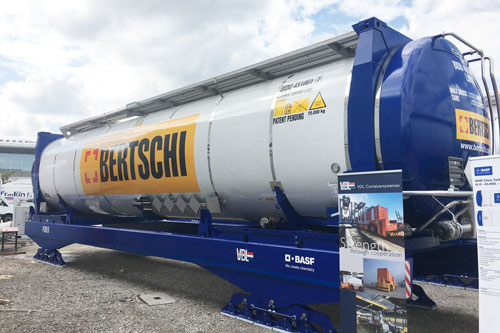 Wascosa présente le système Wascosa flex freight® pour le transport de produits chimiques au salon «transport logistic» à Munich