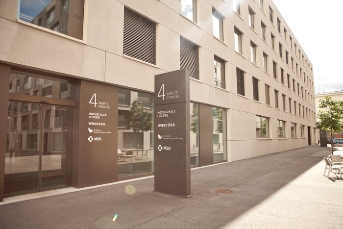 Our headquarter in Werftestrasse 4 is only a 5 minute walk from the main train station in Lucerne.